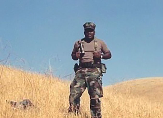 Anthony Johnson during his time in the Navy Anthony Johnson during his time in the Navy