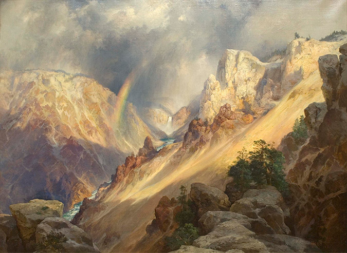 Grand Canyon of the Yellowstone by Thomas Moran Grand Canyon of the Yellowstone by Thomas Moran