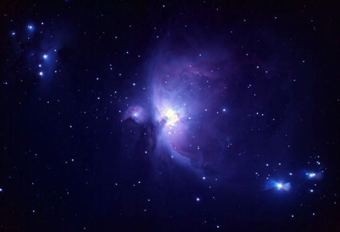 Fortner’s image of the Orion Nebula – a star-forming region located in the Milky Way. It’s about 1,344 light years away from Earth and is a combination of blue reflection nebula and red emission nebula. Fortner’s image of the Orion Nebula – a star-forming region located in the Milky Way. It’s about 1,344 light years away from Earth and is a combination of blue reflection nebula and red emission nebula.