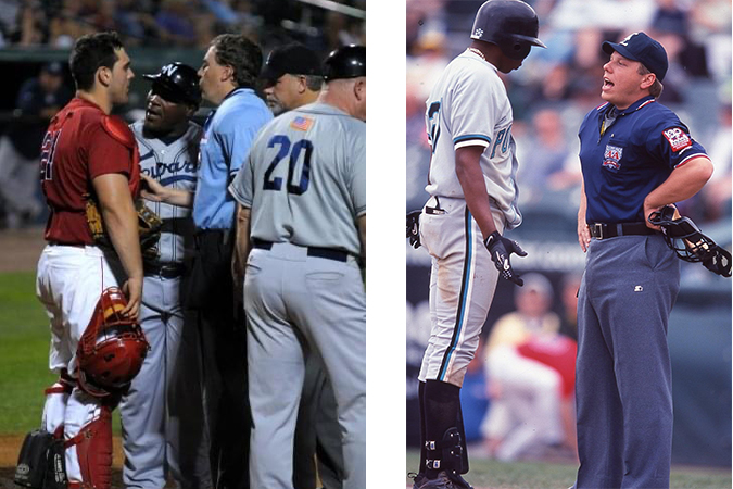 Bob Bainter (left) and Greg Chittenden (right) served as minor league baseball umpires before joining BNSF. Bob Bainter (left) and Greg Chittenden (right) served as minor league baseball umpires before joining BNSF.
