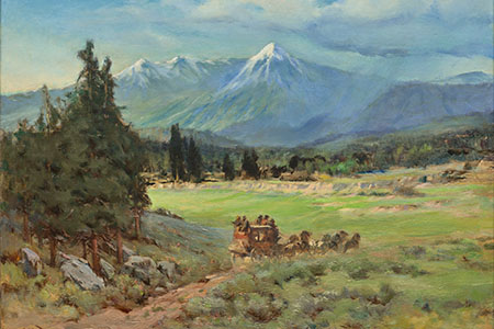 “San Francisco Peaks” by Bertha Menzler Dressler is part of BNSF’s corporate art collection and captures the beauty of Arizona’s landscape. “San Francisco Peaks” by Bertha Menzler Dressler is part of BNSF’s corporate art collection and captures the beauty of Arizona’s landscape.