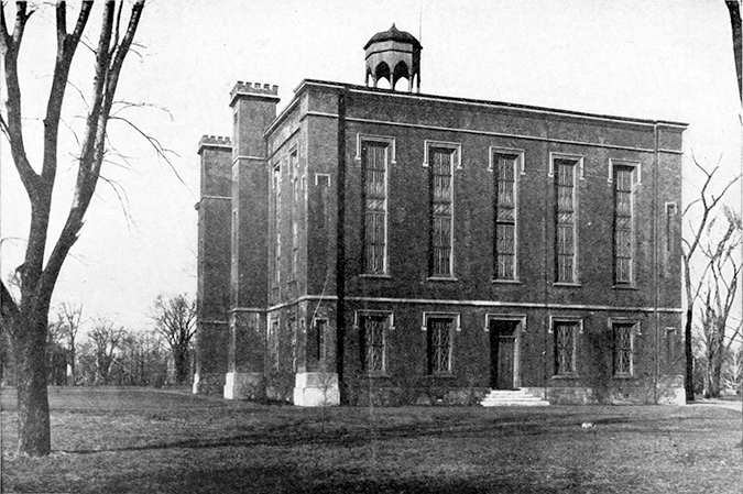 College Building circa 1858 College Building circa 1858