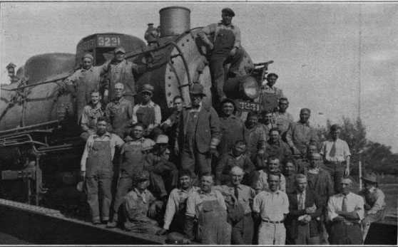 Santa Fe Railroad Gallup foremen and crew in 1932. Santa Fe Railroad Gallup foremen and crew in 1932.