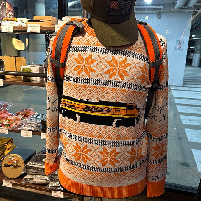 BNSF holiday sweater BNSF holiday sweater