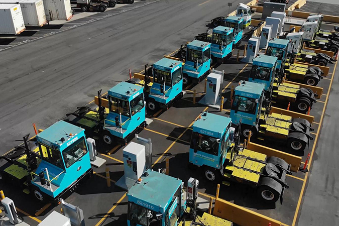 BNSF battery-electric hostlers BNSF battery-electric hostlers