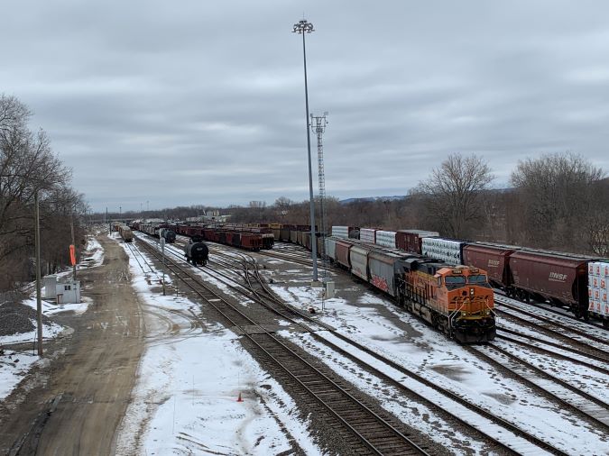The BNSF Terminal in La Crosse. The BNSF Terminal in La Crosse.