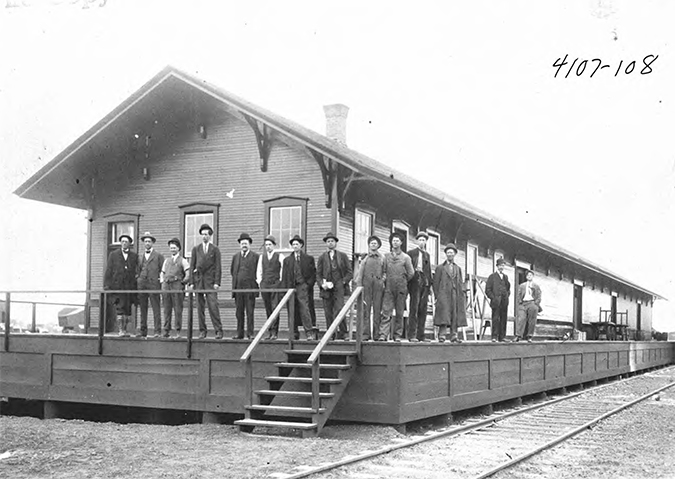 Santa Fe’s Lubbock freight station, circa 1909. Santa Fe’s Lubbock freight station, circa 1909.
