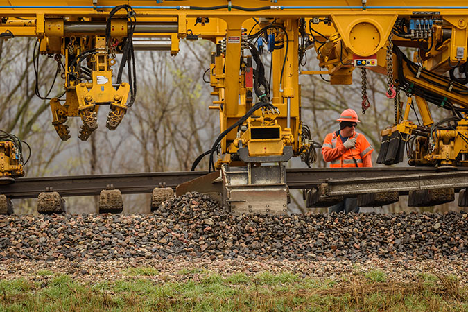 Raising track reduces chances for a washout. Raising track reduces chances for a washout.