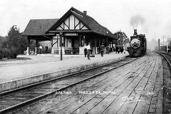 Photo Courtesy of Wayzata Historical Society: Wayzata Depot around 1920 Photo Courtesy of Wayzata Historical Society: Wayzata Depot around 1920