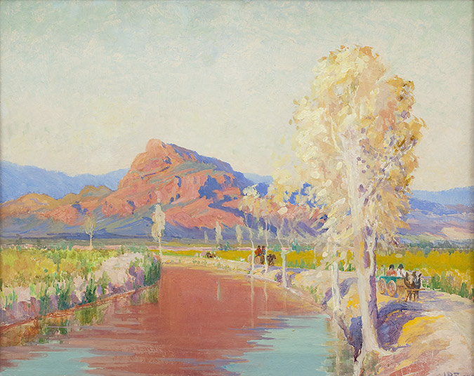 Granite Mountain near Phoenix, 1917; oil on canvas; 24 x 36 inches Granite Mountain near Phoenix, 1917; oil on canvas; 24 x 36 inches